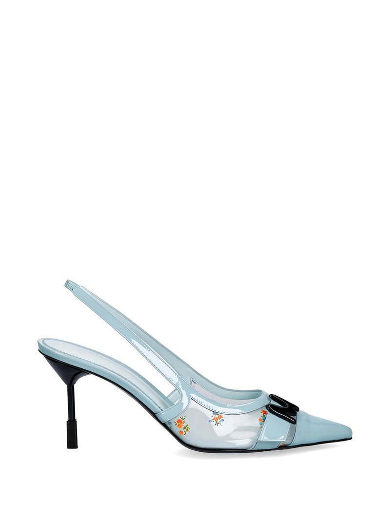 floral buckle pumps 1