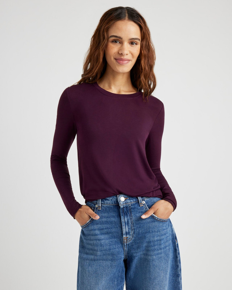 Bamboo Blend Long Sleeve Tee 3