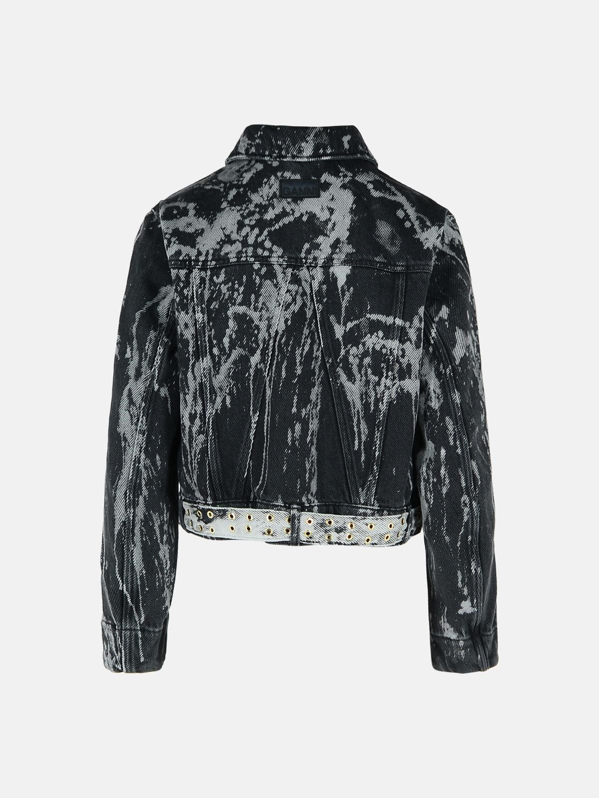 BLACK DENIM JACKET - 3