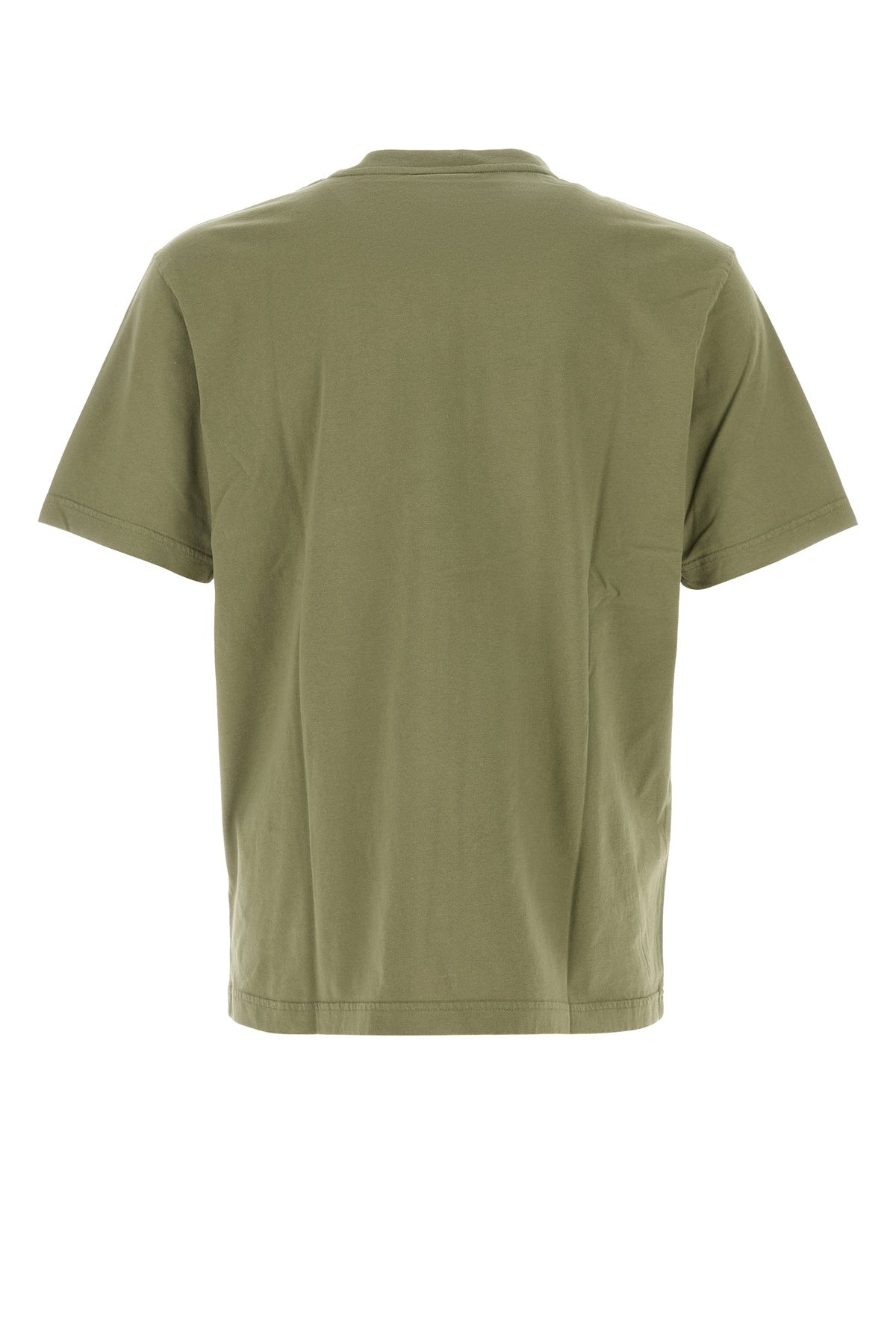 Army green cotton t-shirt - 2