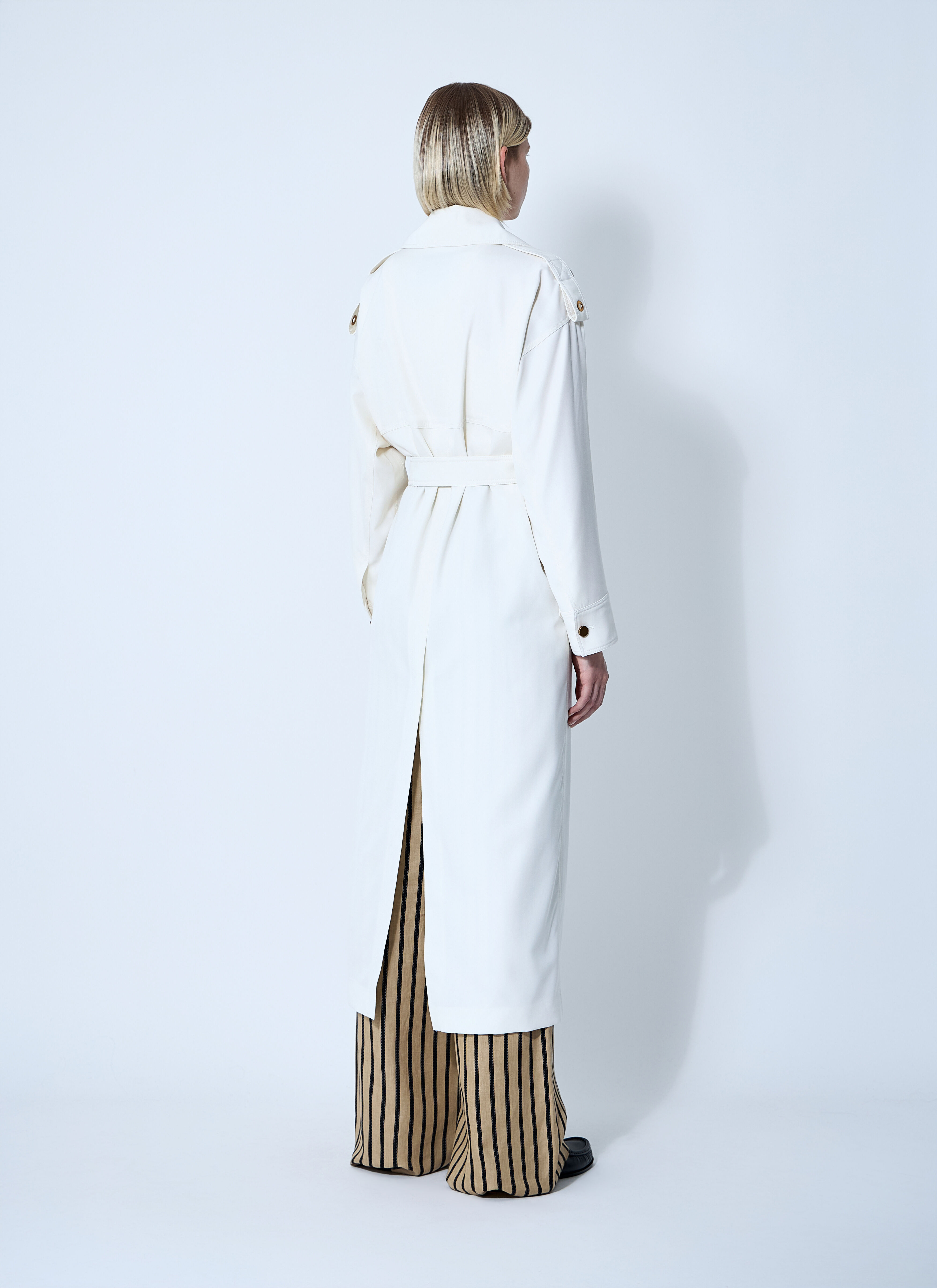 Water-Repellent Garbardine Trench Coach - 4