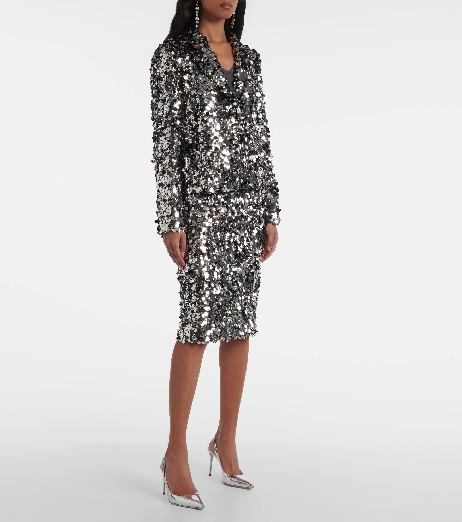 Sequined blazer - 7