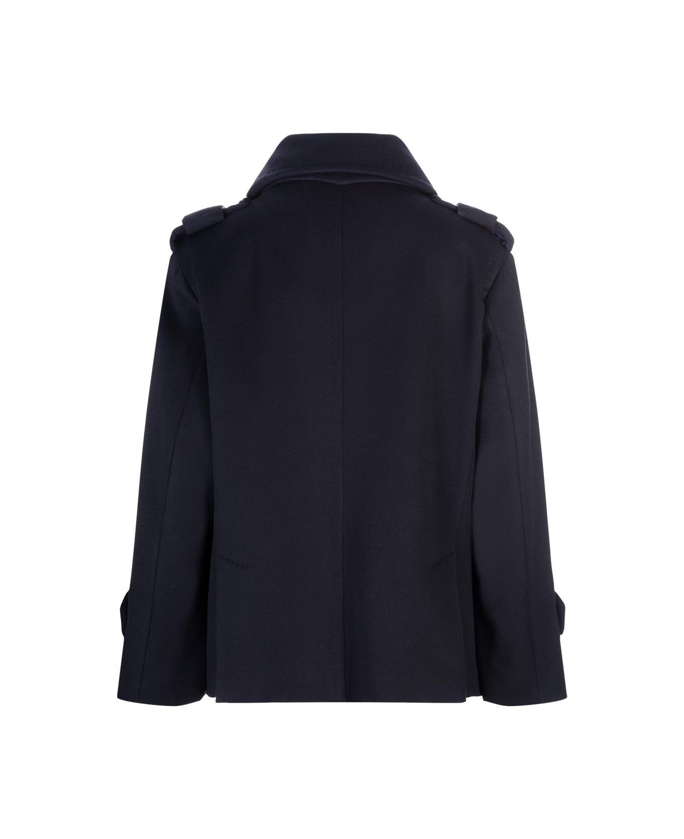 コート MAX MARA 'Laveno' coat Blue LAVENO Max Mara Navy Blue Laveno Short Coat | italist | REVERSIBLE