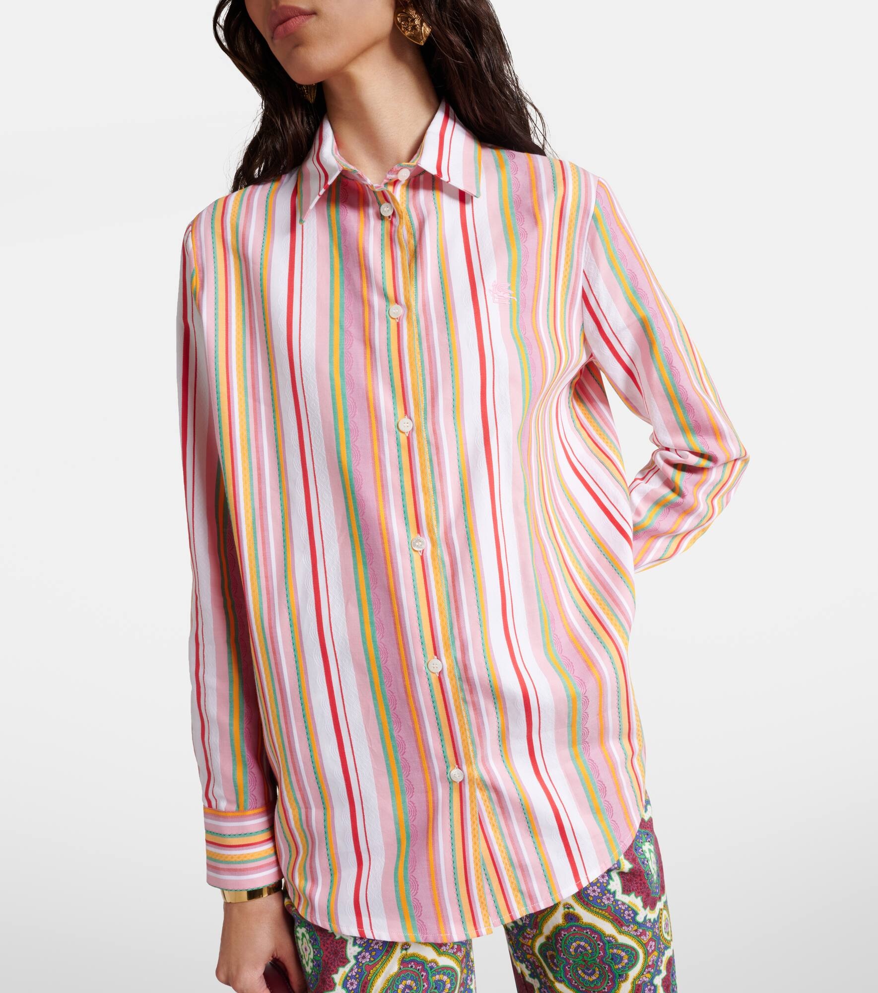 Striped cotton shirt - 4