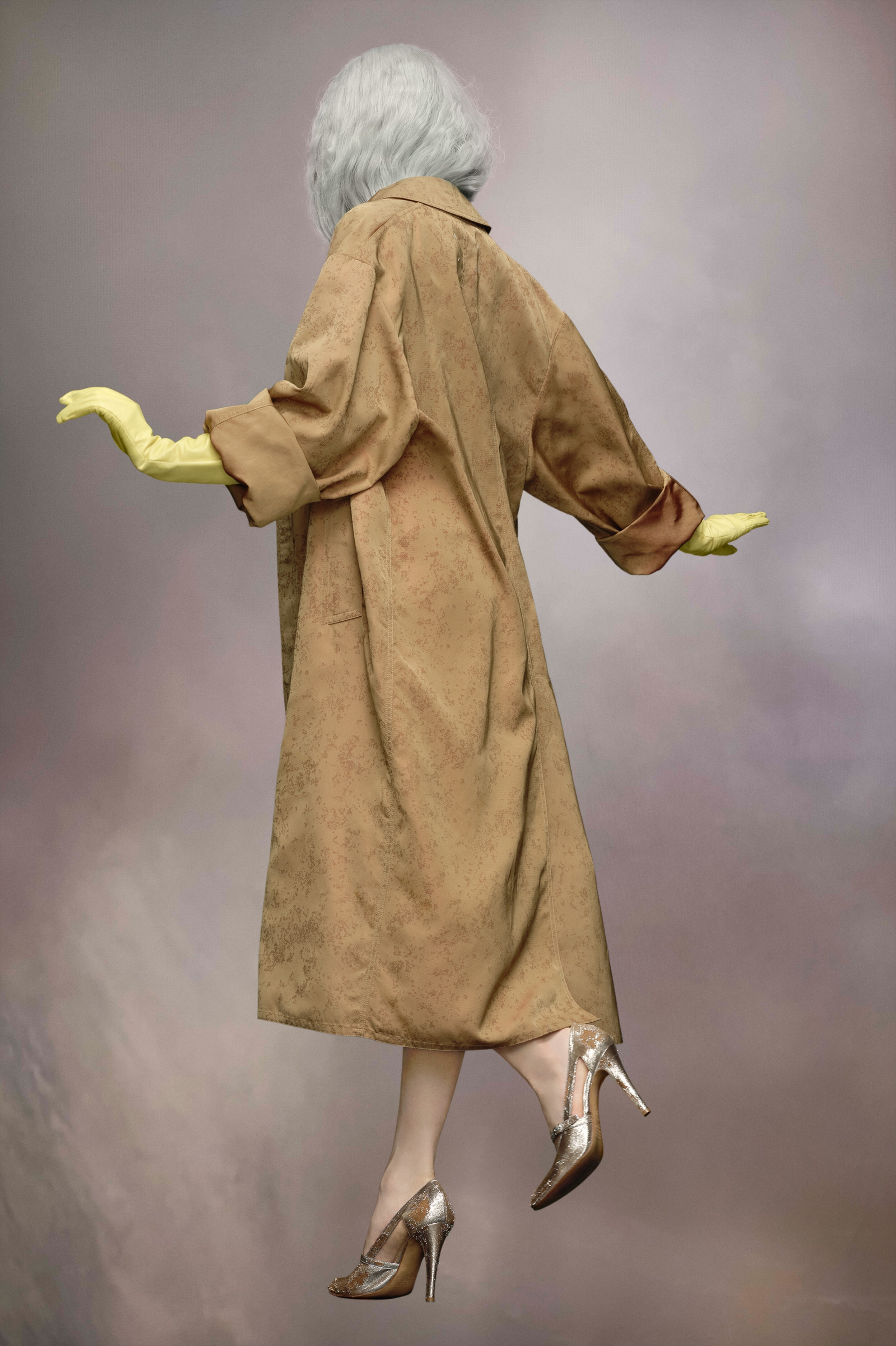 Cotton faille trench coat - 5
