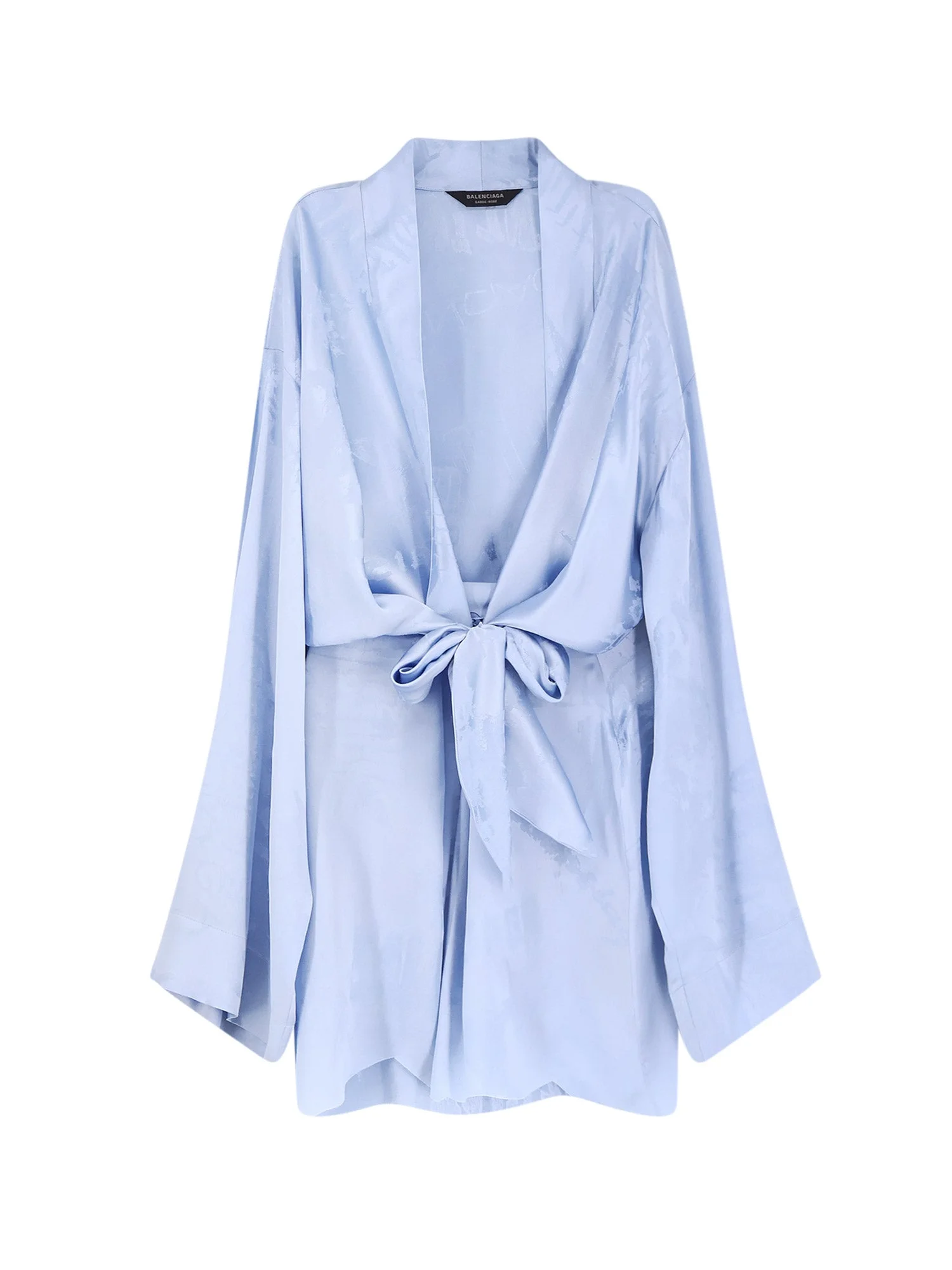 Wrap Silk Mini Dress - 1