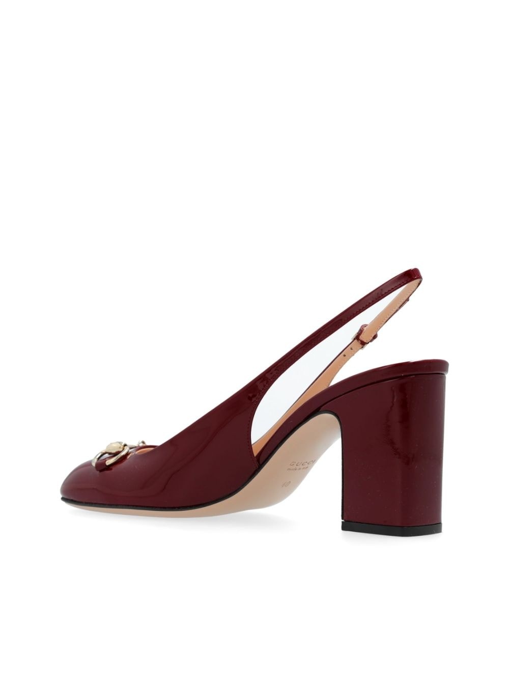 75mm Horsebit slingback pumps - 5