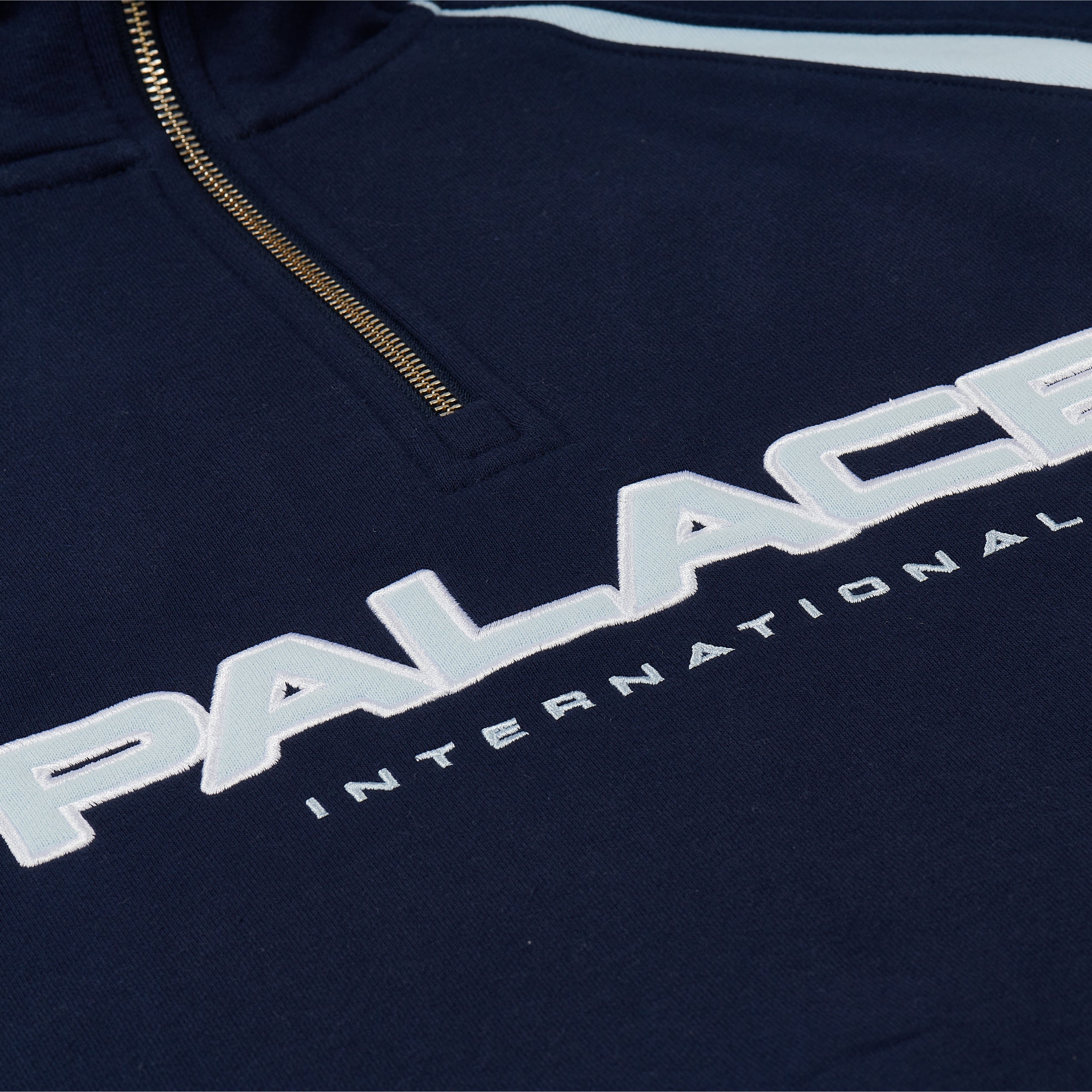 PALACE INTERNATIONAL 1/4 ZIP NAVY - 3