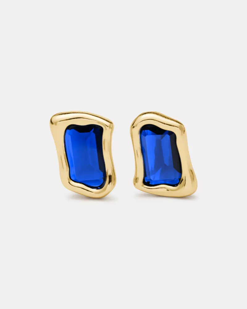 Molten Glass Statement Studs 1