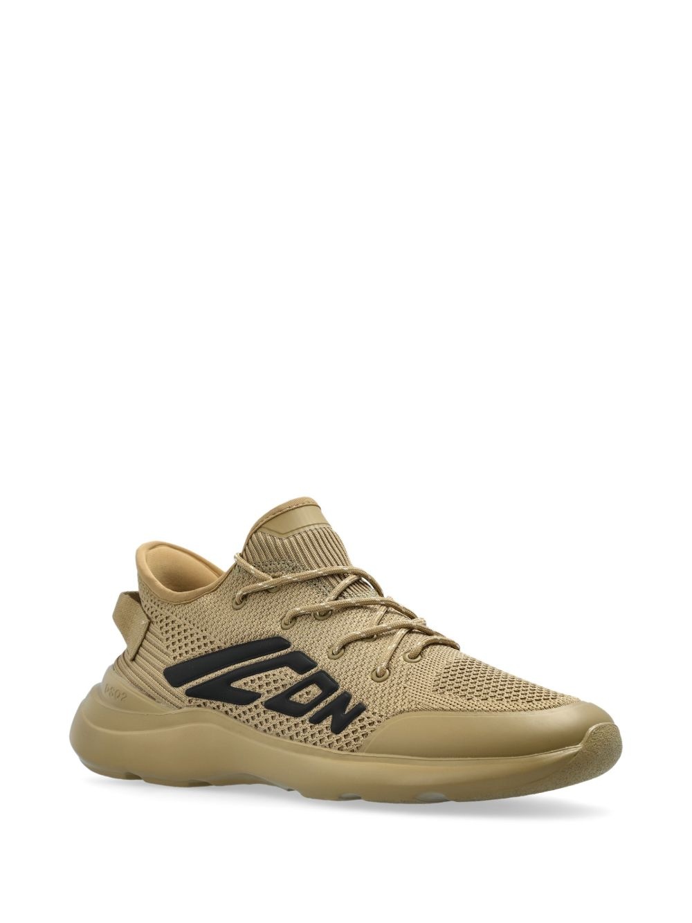 logo-embossed sneakers - 2