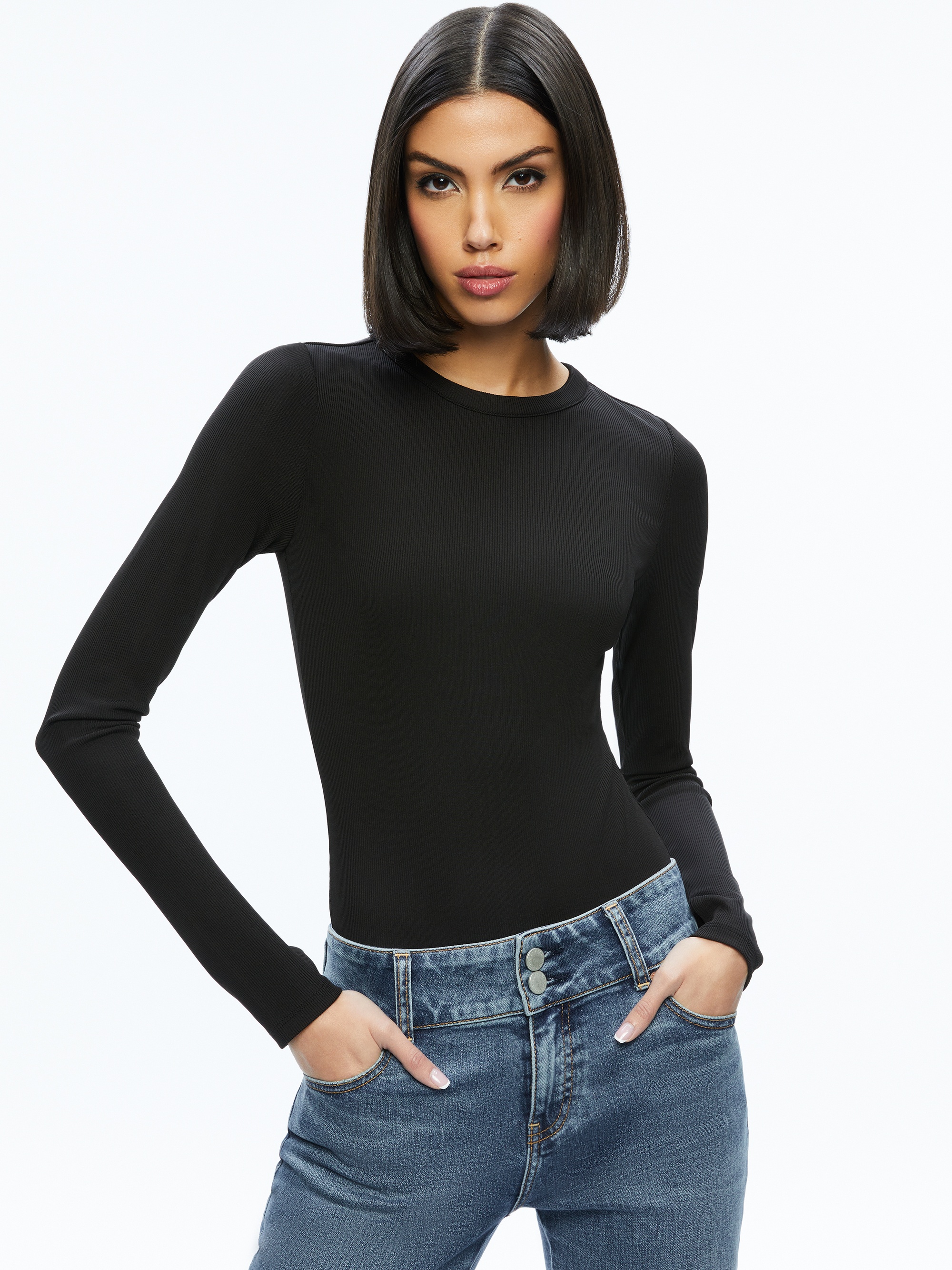 OLEA ROUND NECK BODYSUIT - 2