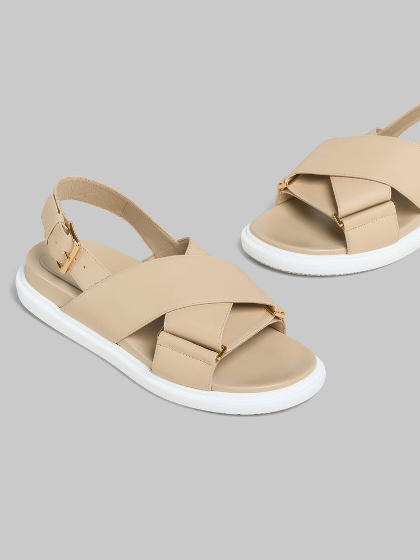 BEIGE LEATHER FUSSBETT - 5