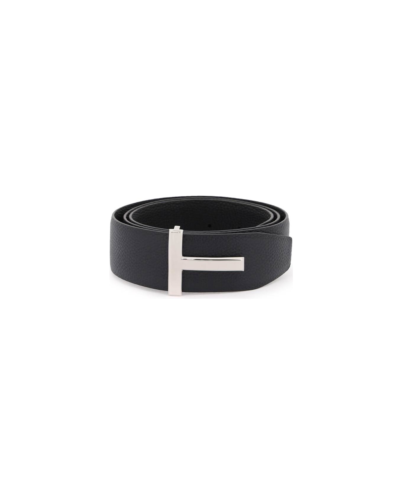 Grainy Leather Belt - 1