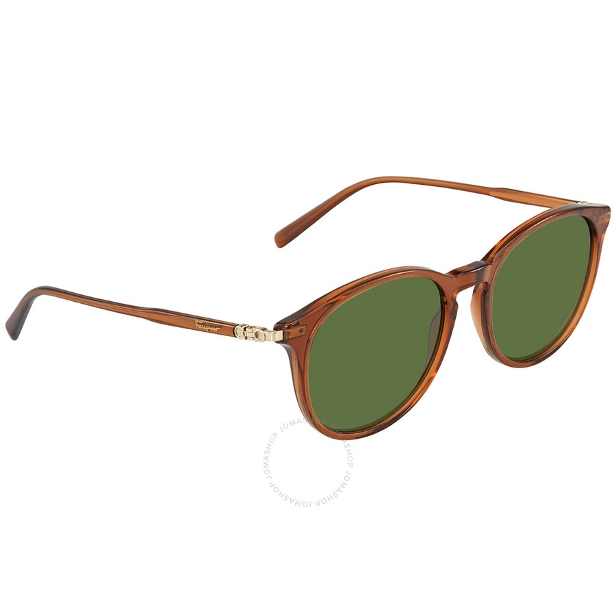 Salvatore Ferragamo Green Round Sunglasses SF911S 210 53 - 2