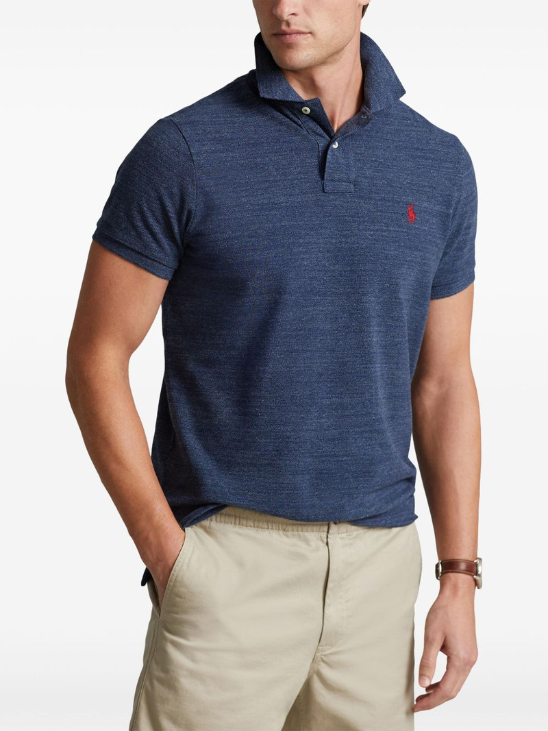 logo-embroidered polo shirt 3