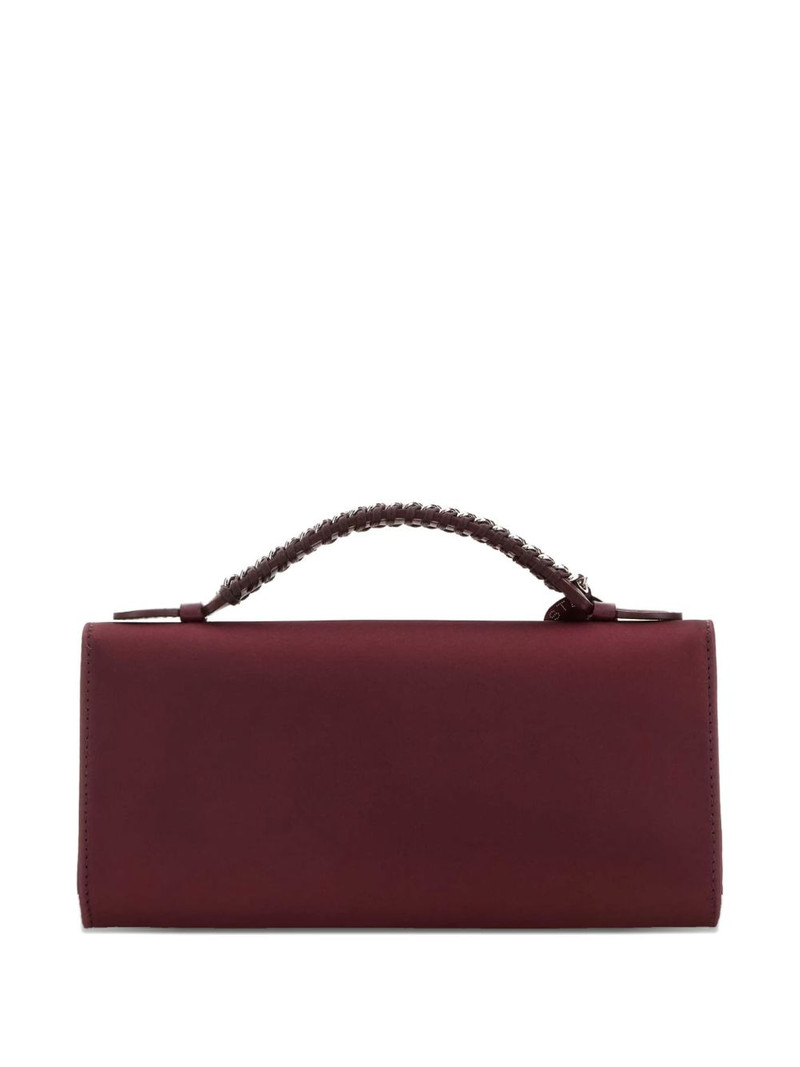 Stella McCartney Falabella satin braided-handle tote outlook