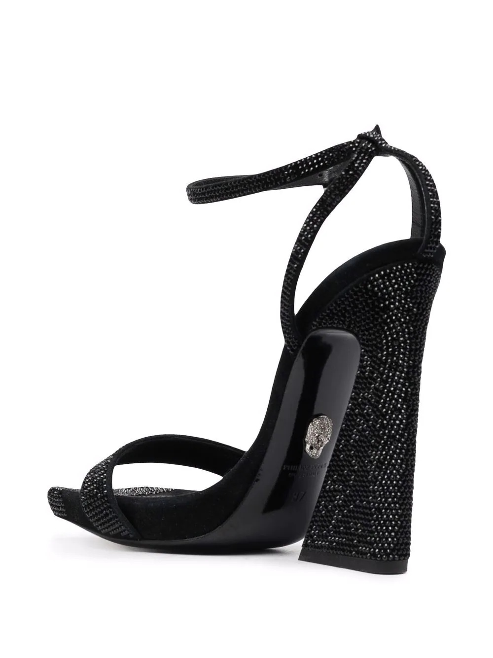 strass-embellished sandals - 3