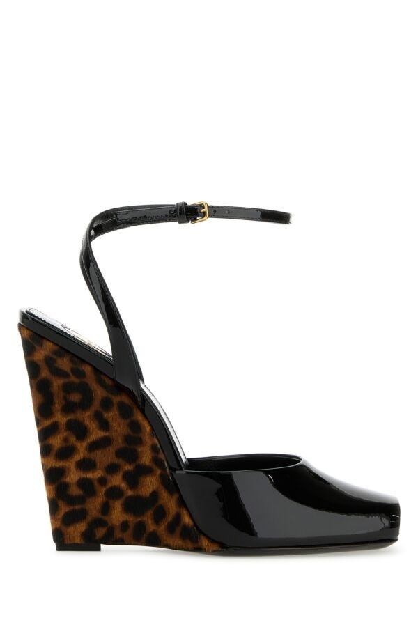 SAINT LAURENT Saint Laurent Women Black Leather Le Scandal