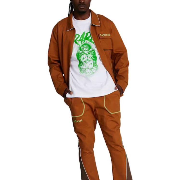PUMA Hoops x LAFRANC Work Jacket 'Tan' 622826-01 - 3