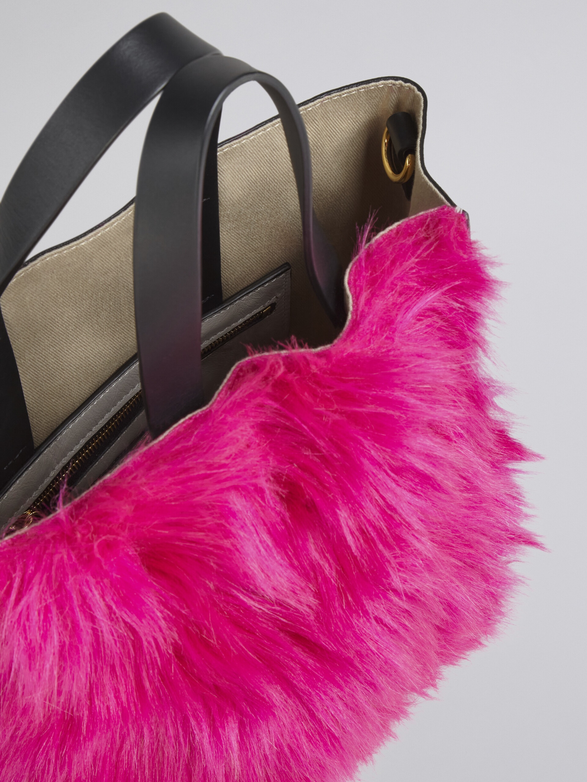 TEDDY AND CALF LEATHER MUSEO SOFT BAG - 4