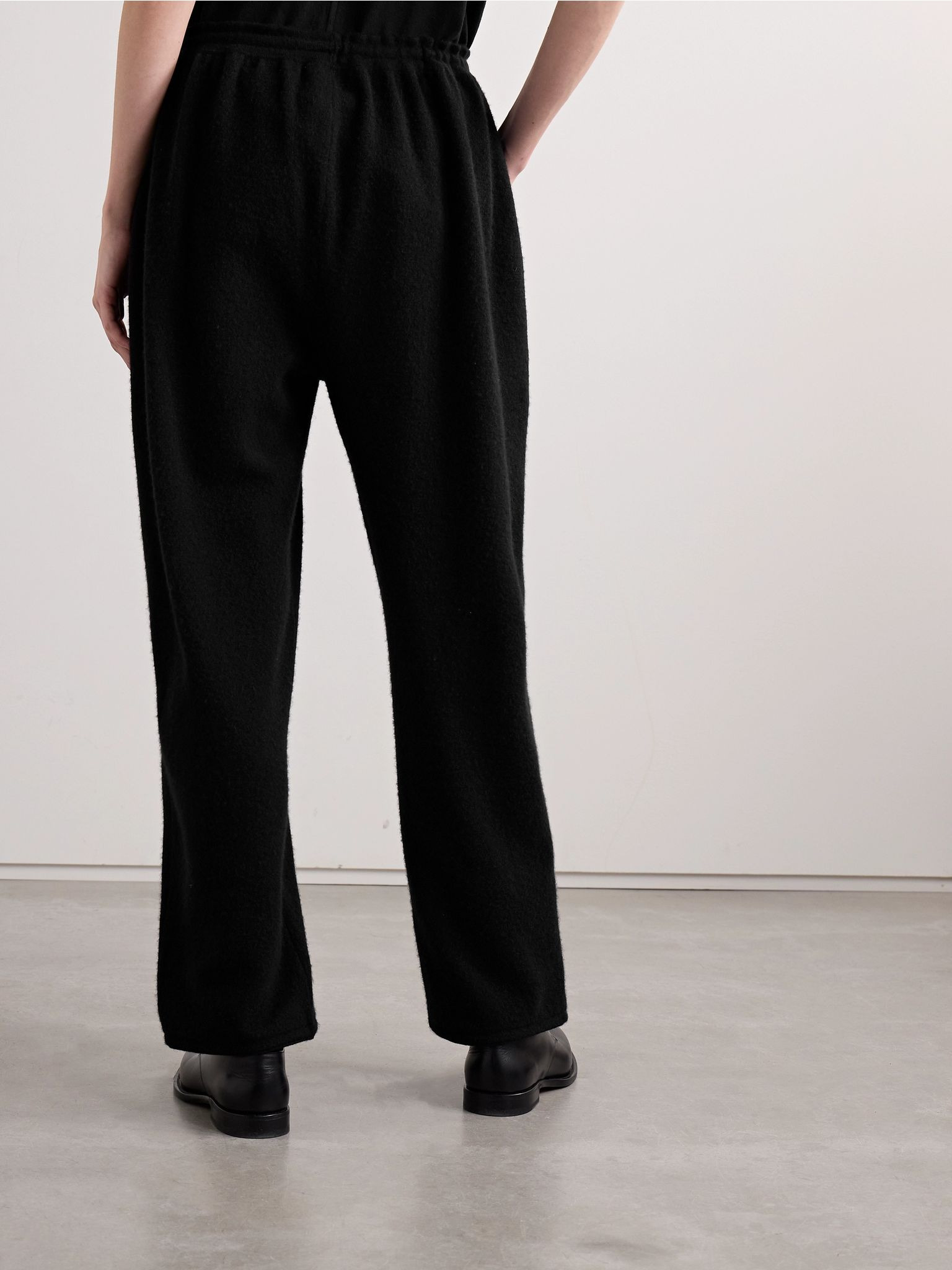 Hayat cashmere track pants Black - 4