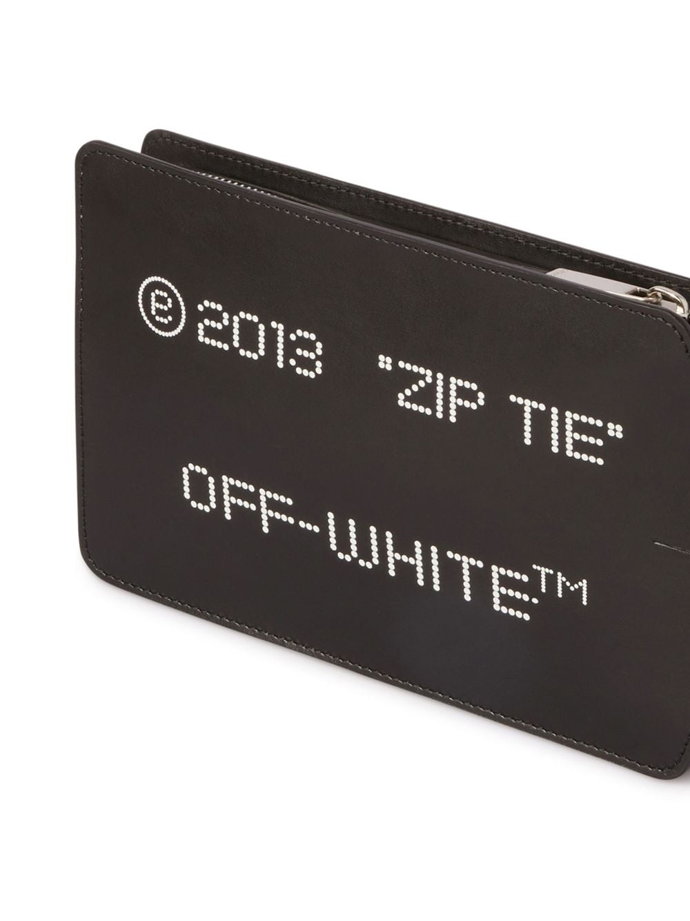 medium Zip Tie clutch bag - 4
