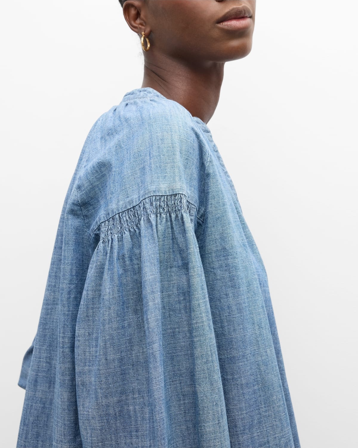 Nipoa Cotton Chambray Shirt - 5