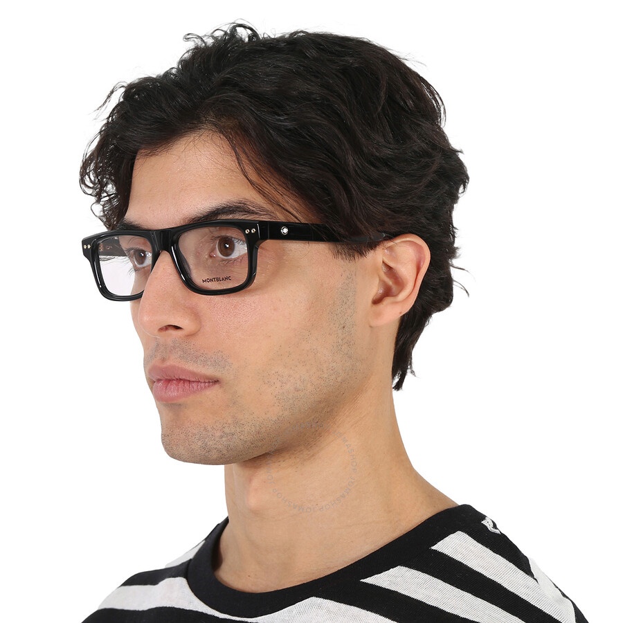 Montblanc Demo Rectangular Men's Eyeglasses MB0289O 001 53 - 2