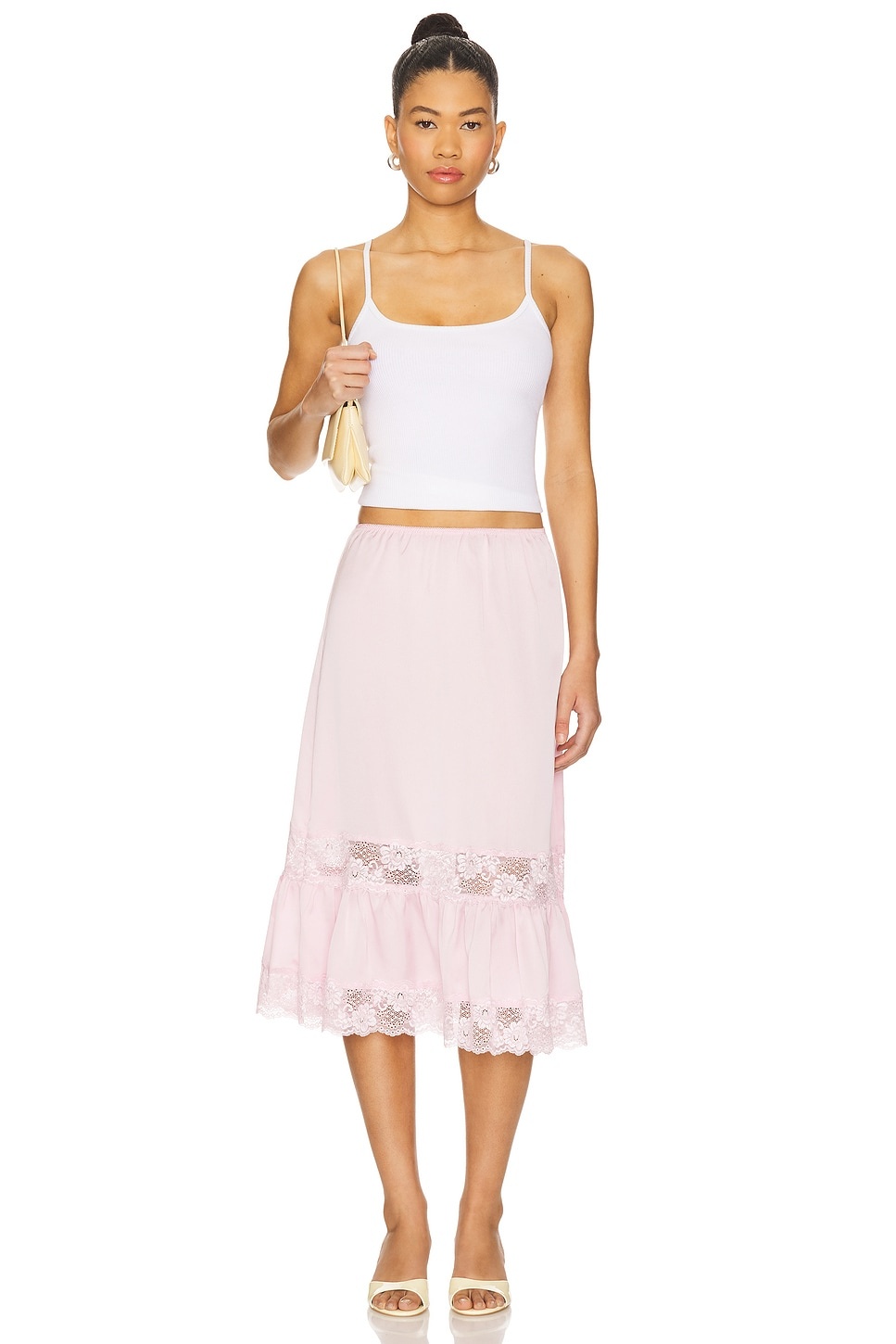 Hideaway Satin Midi Skirt - 5