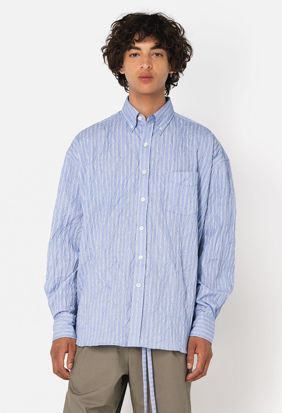 CRINKLED KIMONO SHIRT - 2