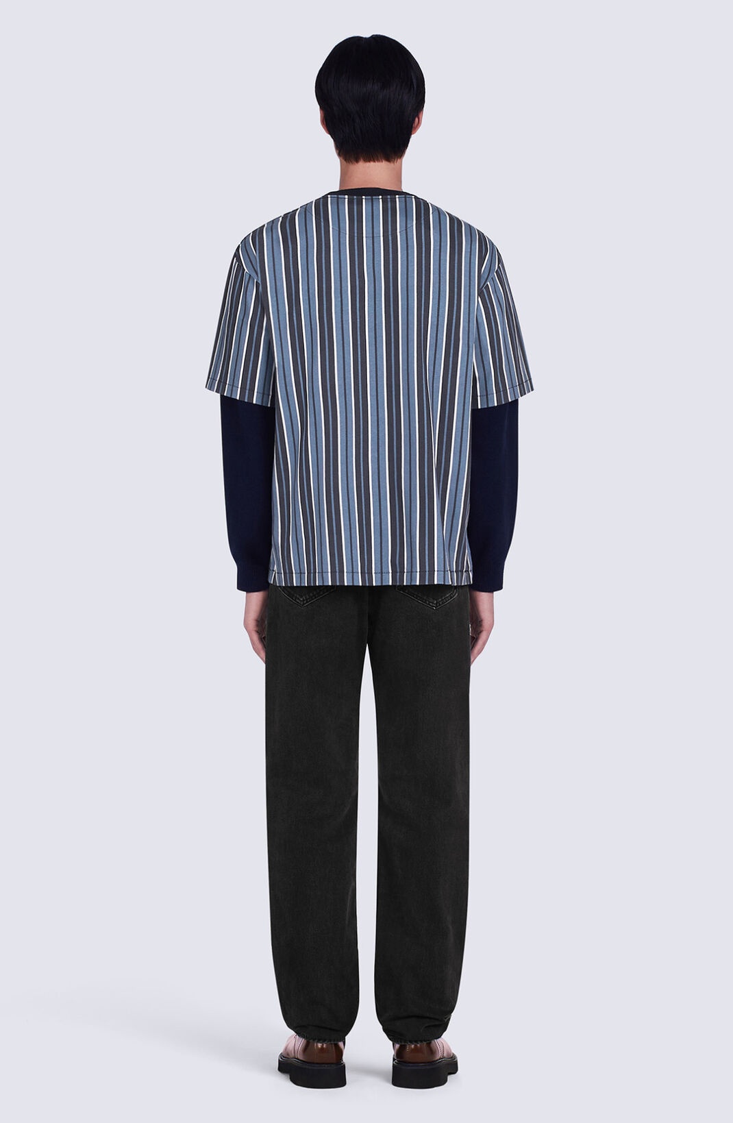 'Varsity' striped oversize T-shirt - 4