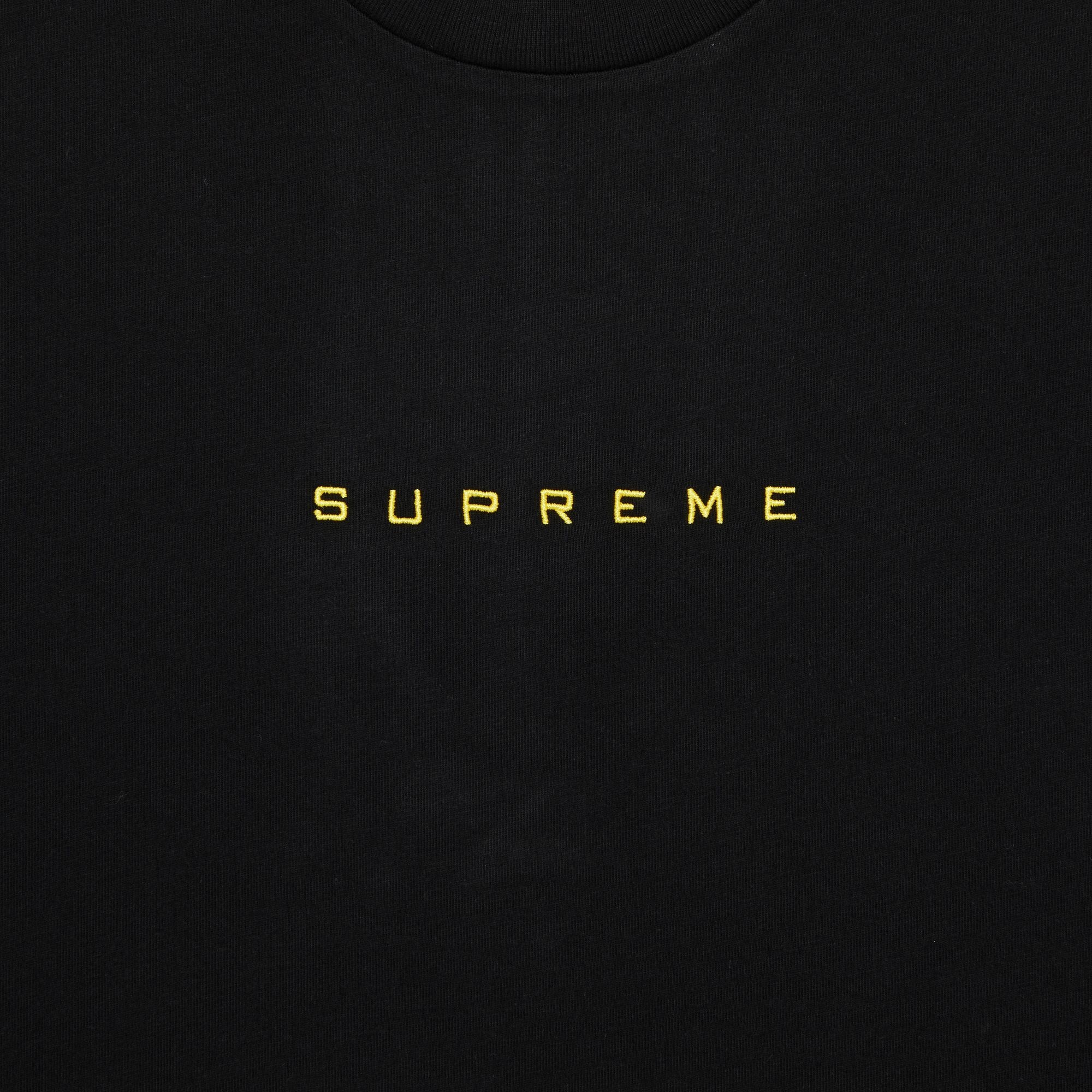 Supreme University Short-Sleeve Top 'Black' - 2