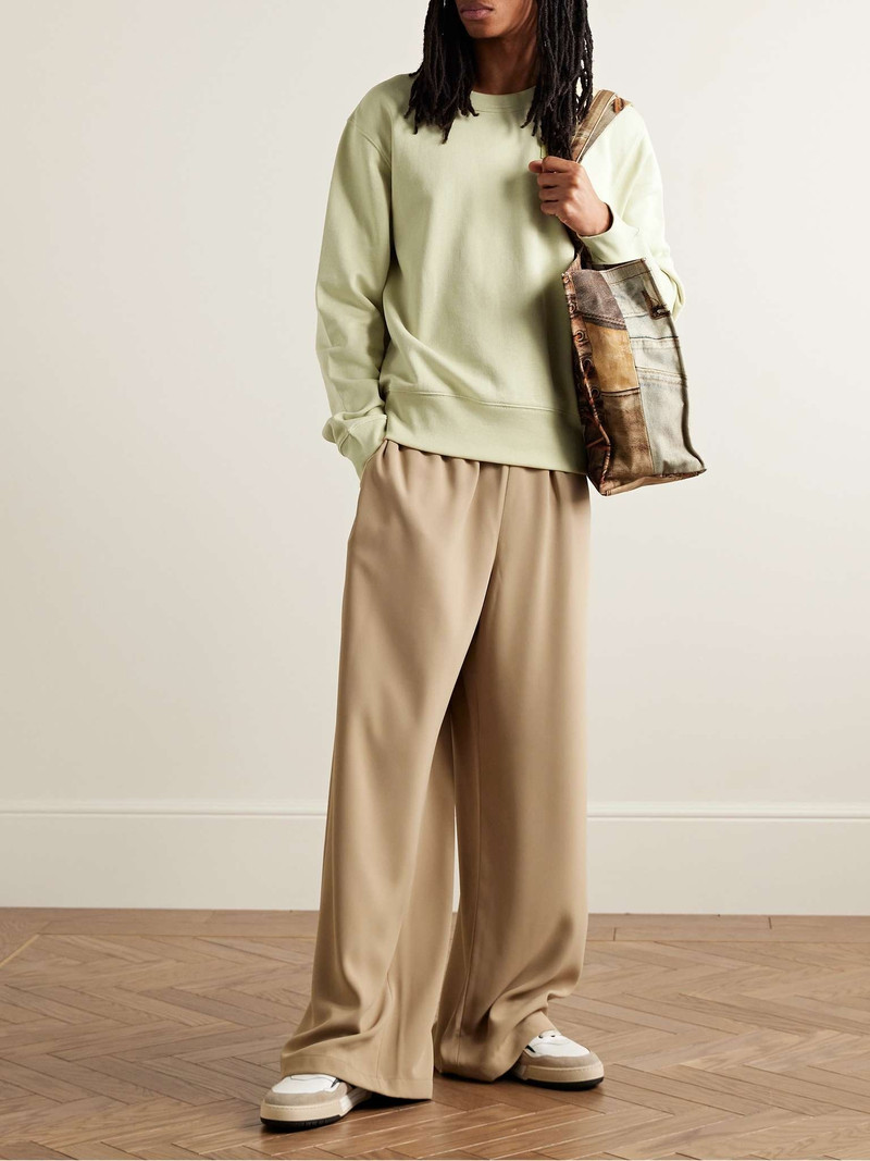 Acne Studios Fairah Logo-Appliquéd Cotton-Jersey Sweatshirt outlook