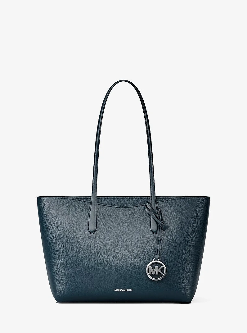Arden Large Pebbled Leather Tote Bag - 1