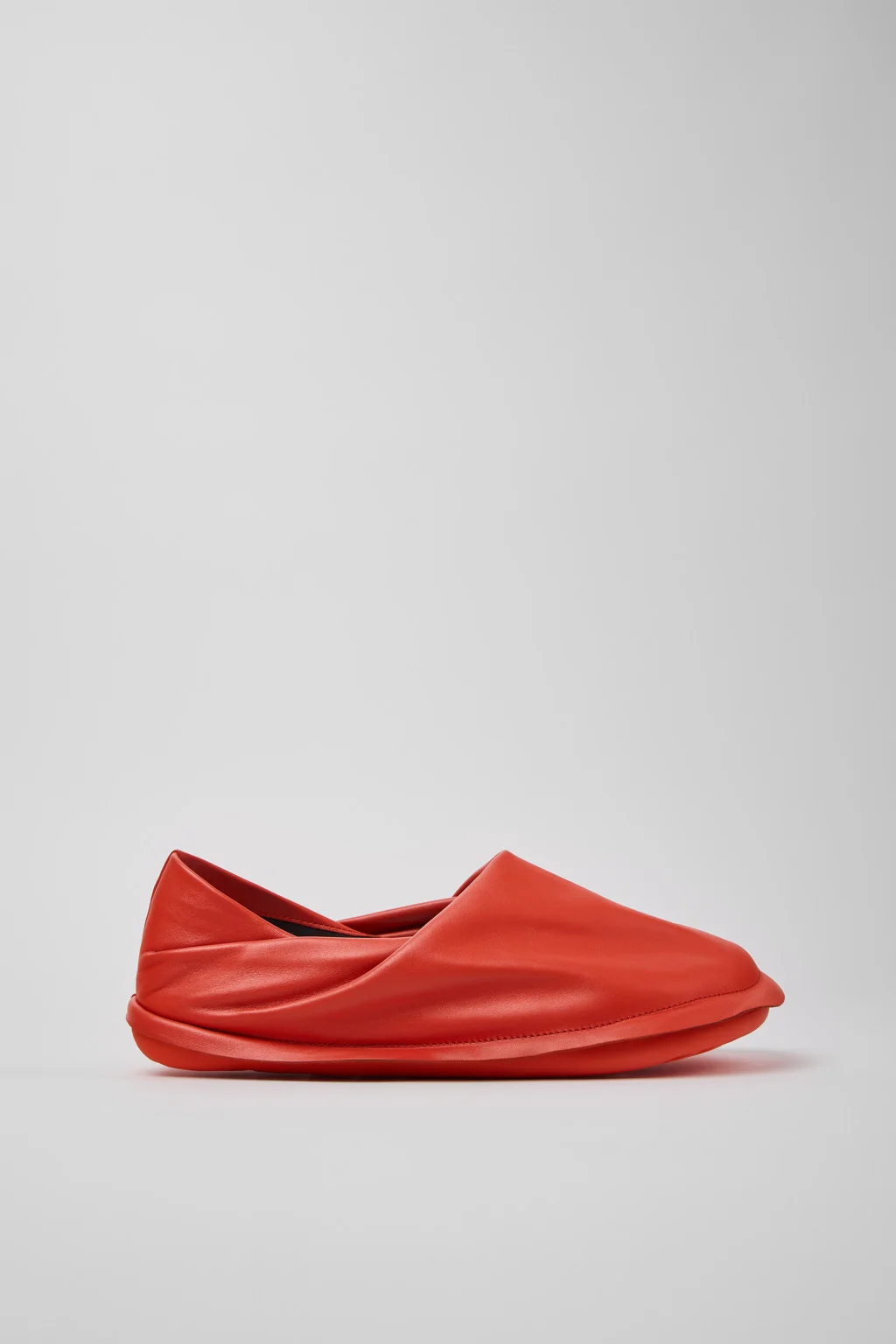 Camper x ISSEY MIYAKE - Peu Form Red Leather Men's Shoes. - 1