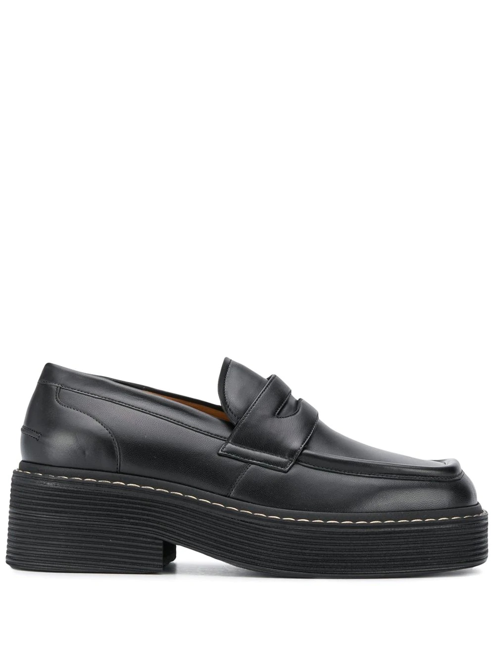 square toe loafers - 1