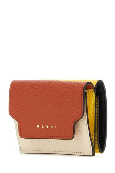 Marni Multicolor leather wallet outlook