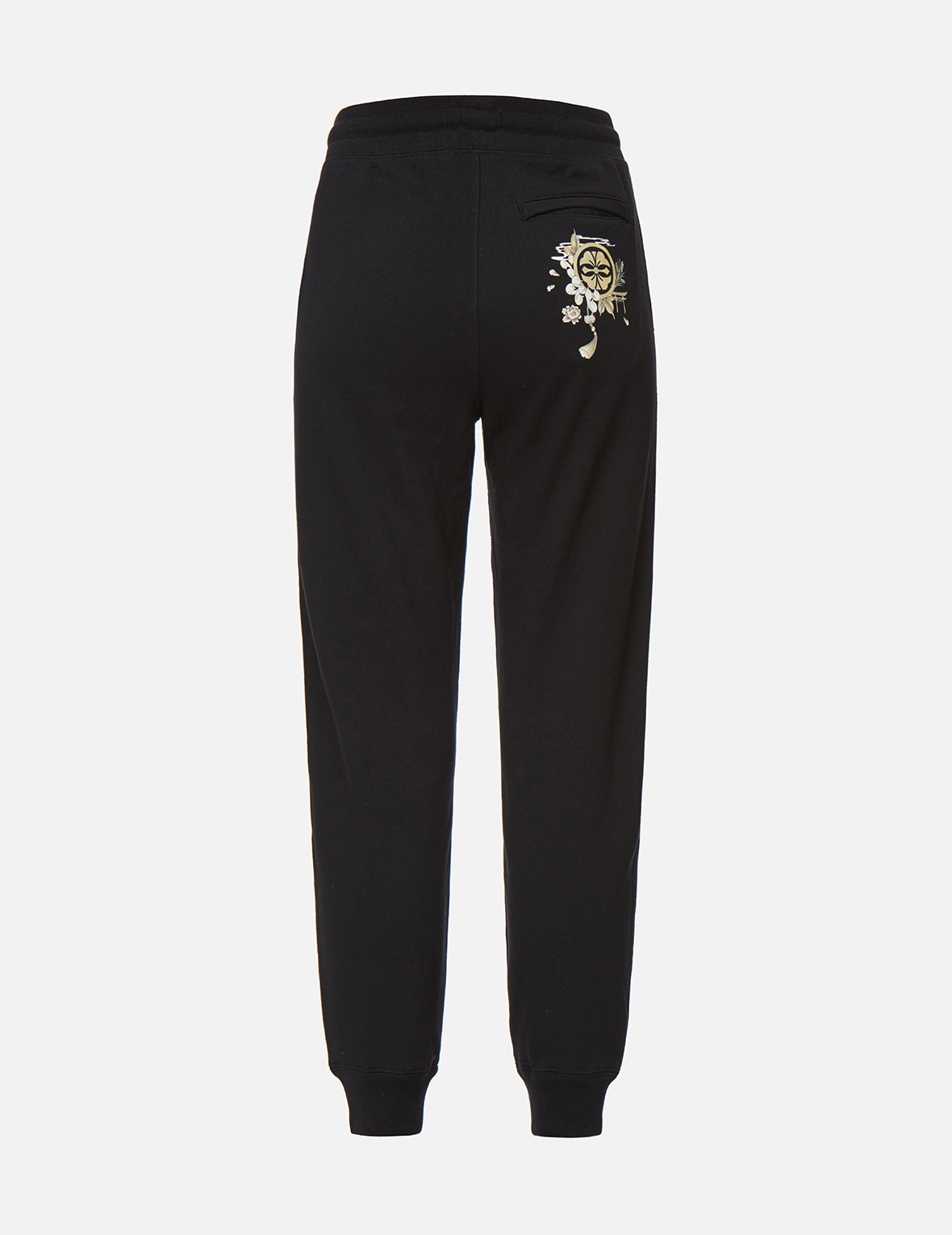 KAMON AND LOGO PRINT SWEATPANTS - 1