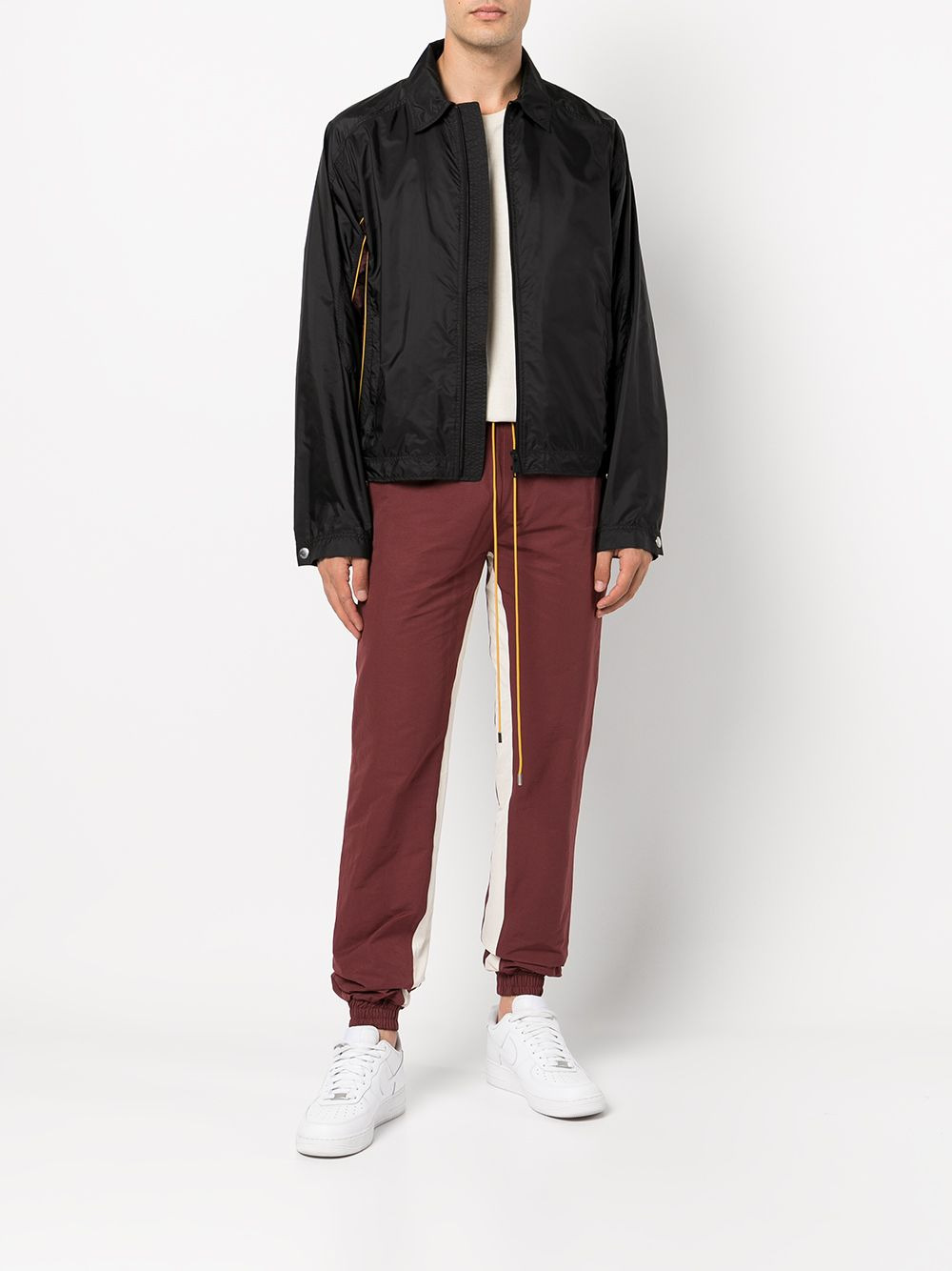 logo-patch stripe-detail trackpants - 2