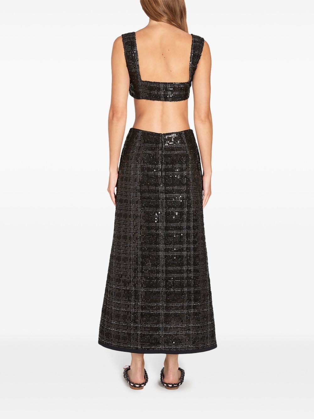 sequinned maxi skirt - 5