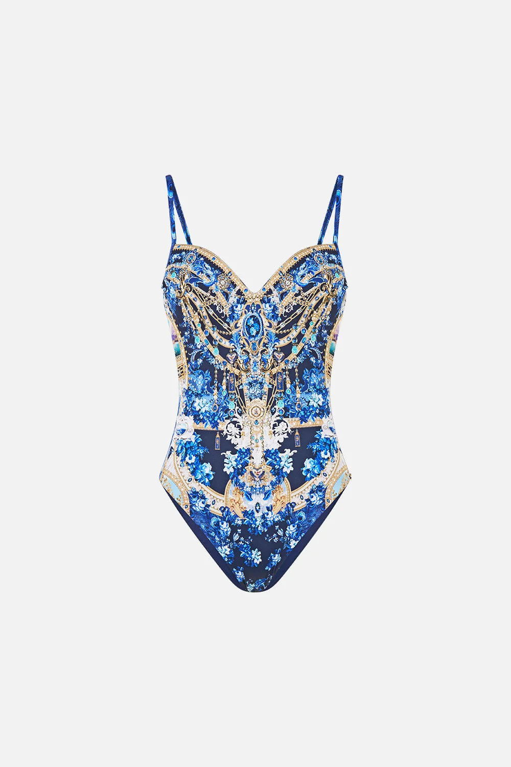 SWEETHEART NECK UNDERWIRE ONE PIECE SWEET SACRÉ BLEU - 1