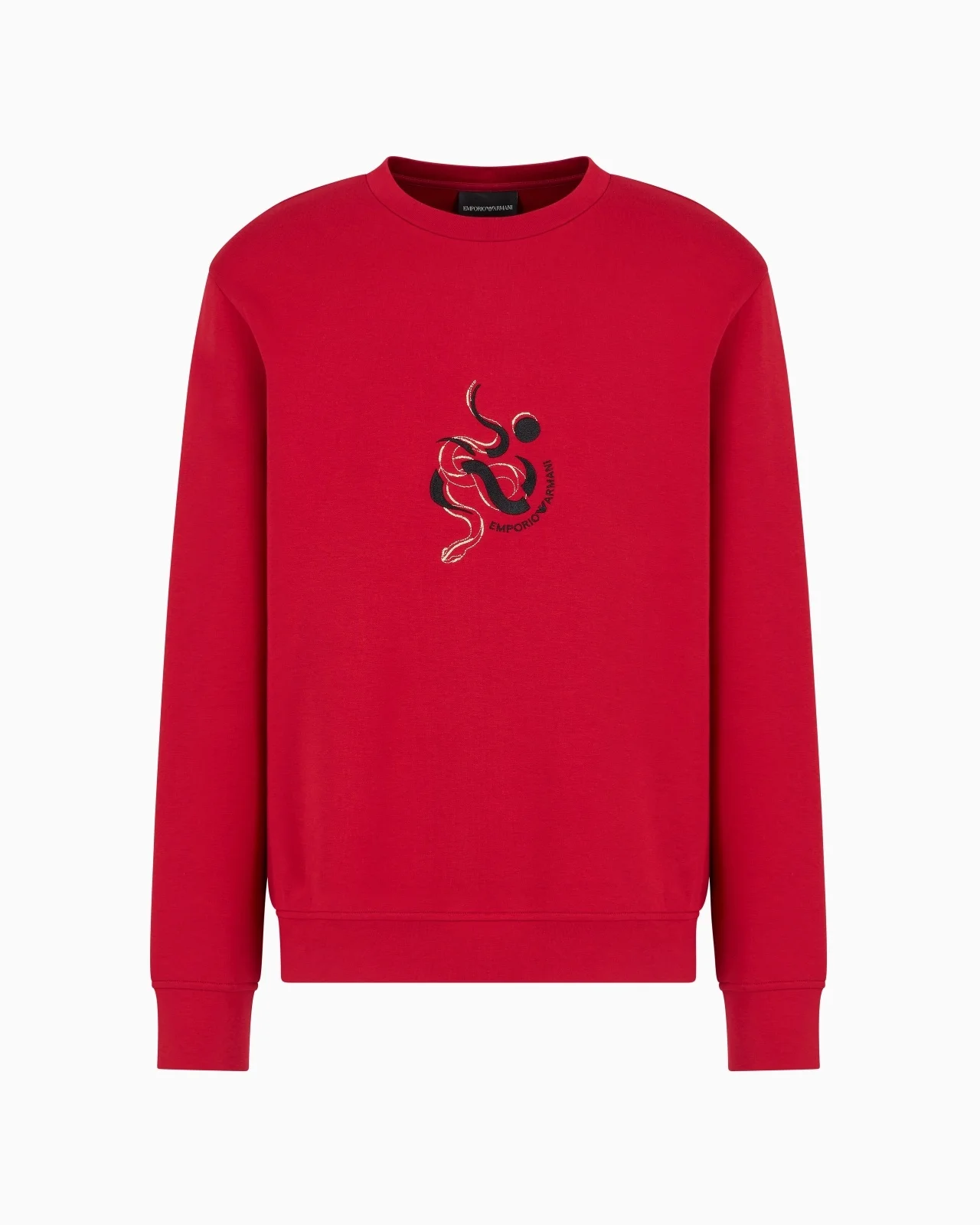DOUBLE-JERSEY SWEATSHIRT WITH LUNAR NEW YEAR EMBROIDERY - 1