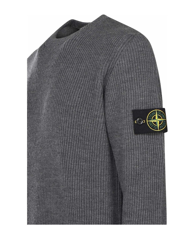 Stone Island Sweater With Ribbed Edges outlook