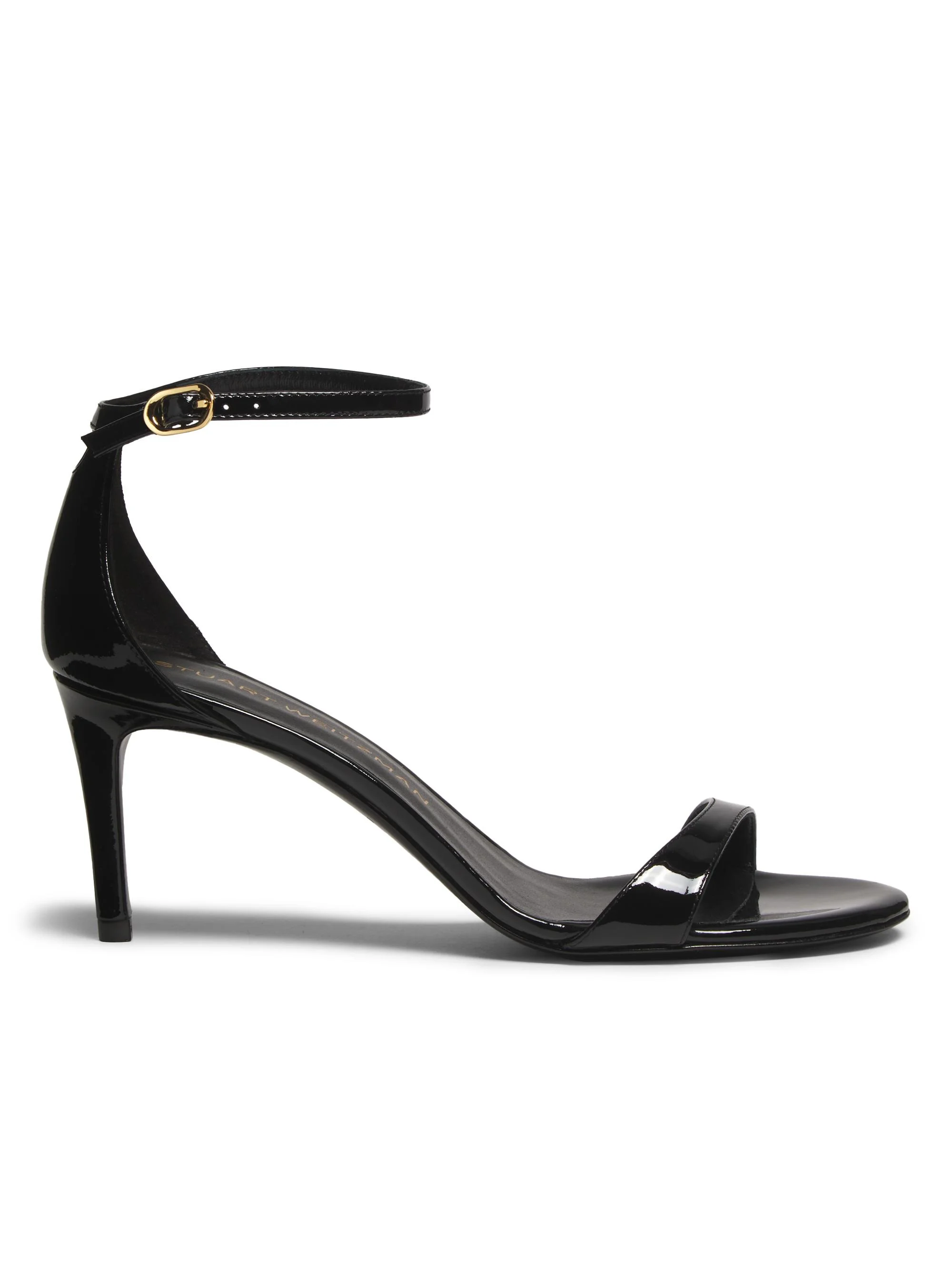 Women's Nudist II 75MM Patent Leather Sandals - Black - 1