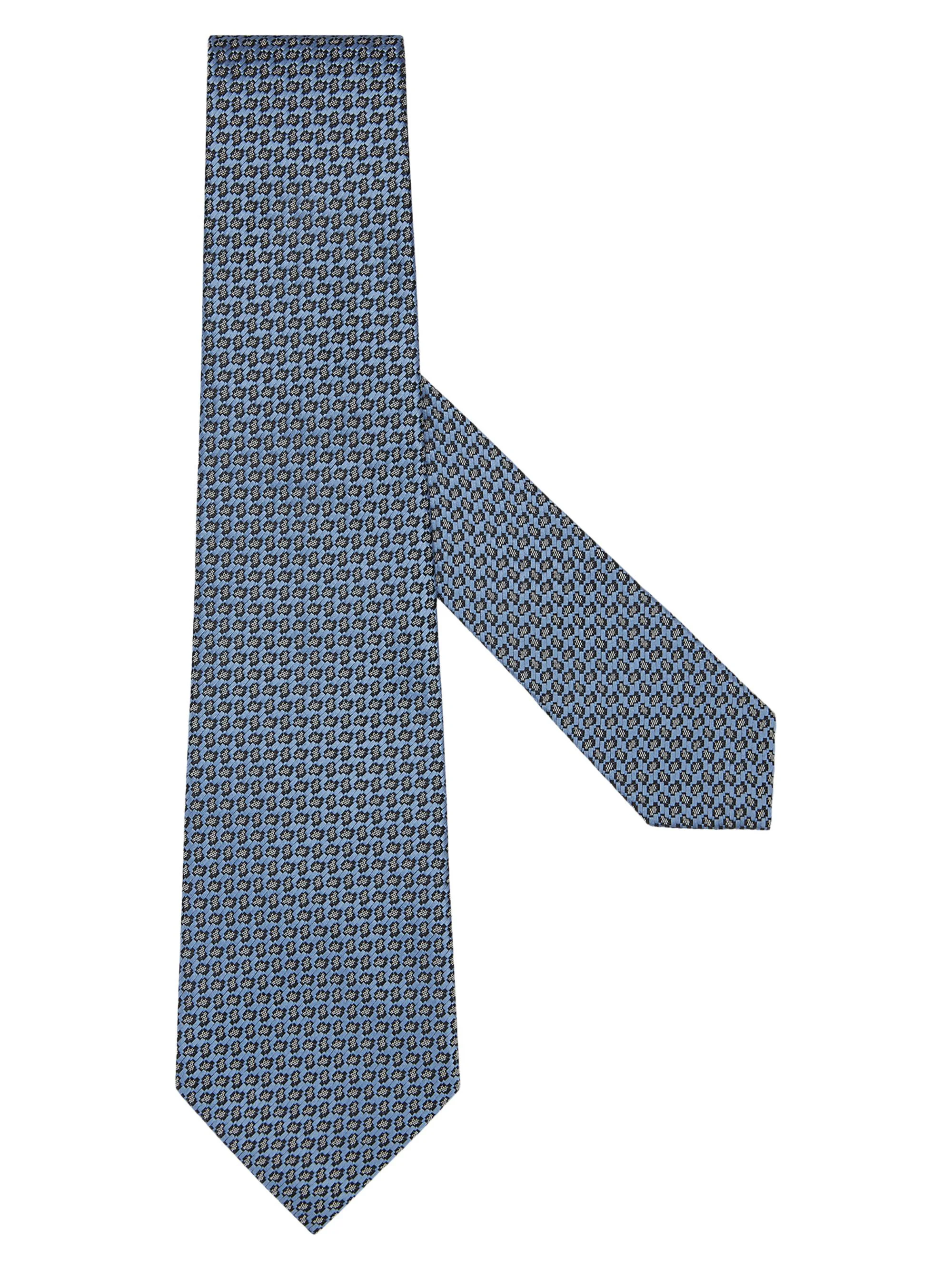 Men's Silk Tie - Light Blue - 1
