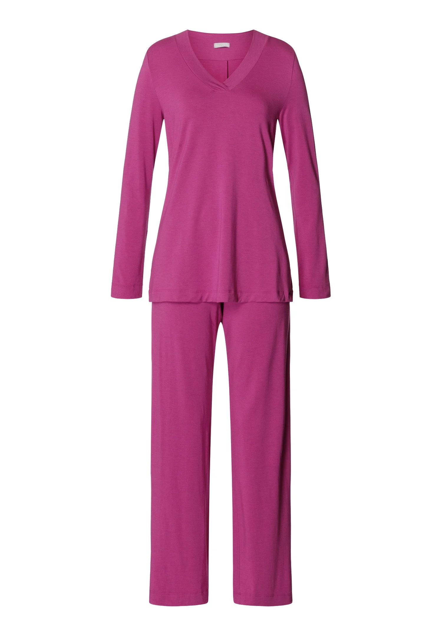 Champagne V-Neck Pajama Set - 1