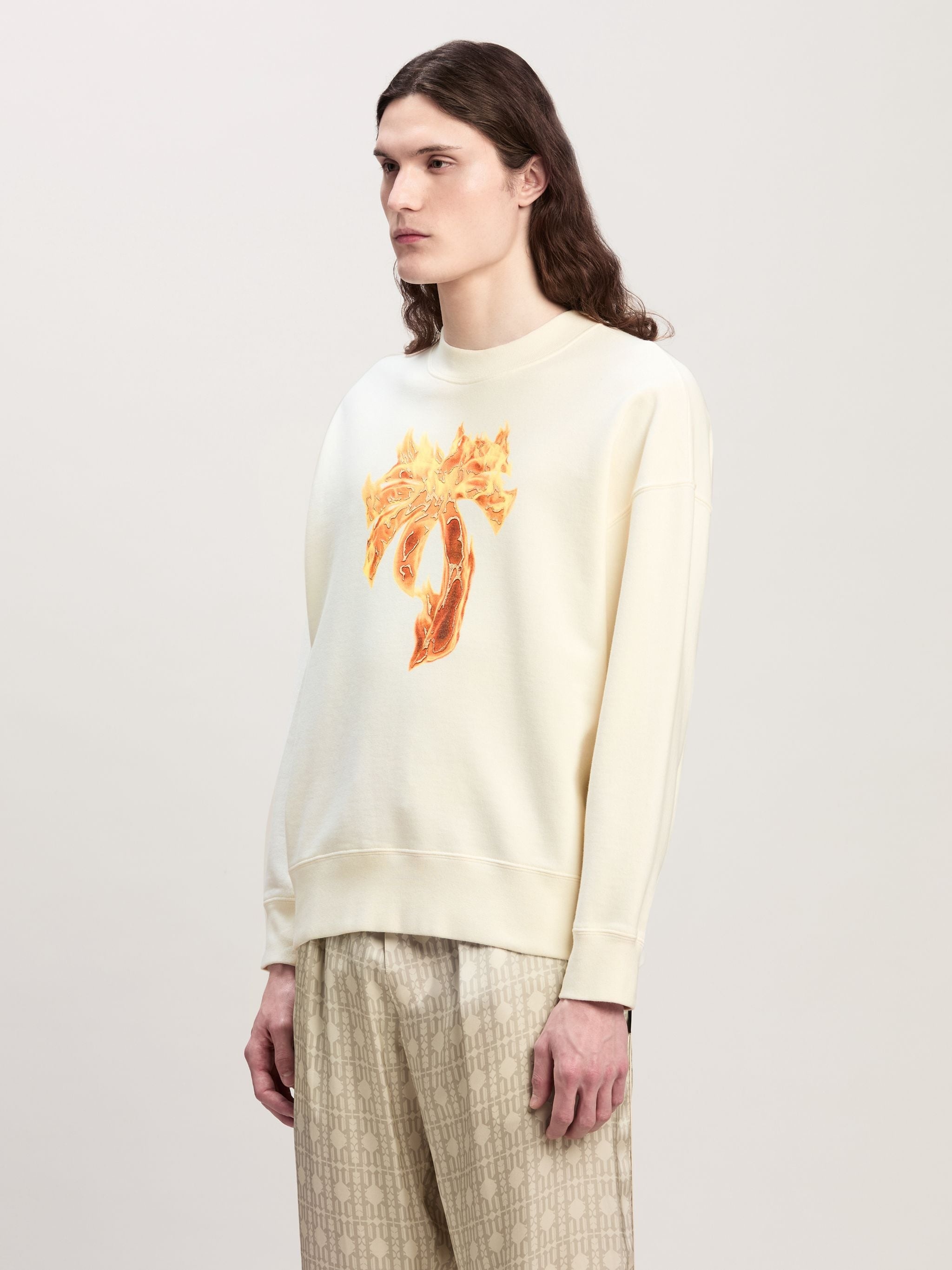 Burning Palm Crewneck Sweatshirt - 4
