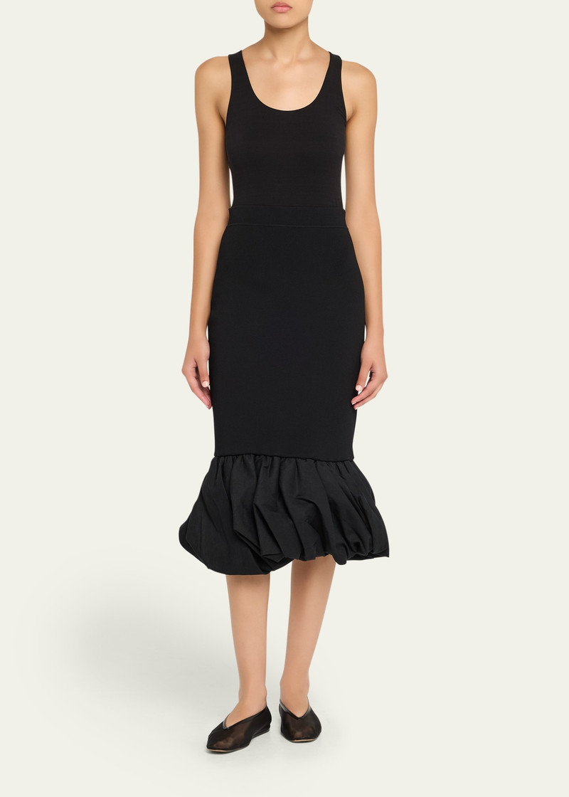 SIMKHAI Camille Midi Skirt outlook