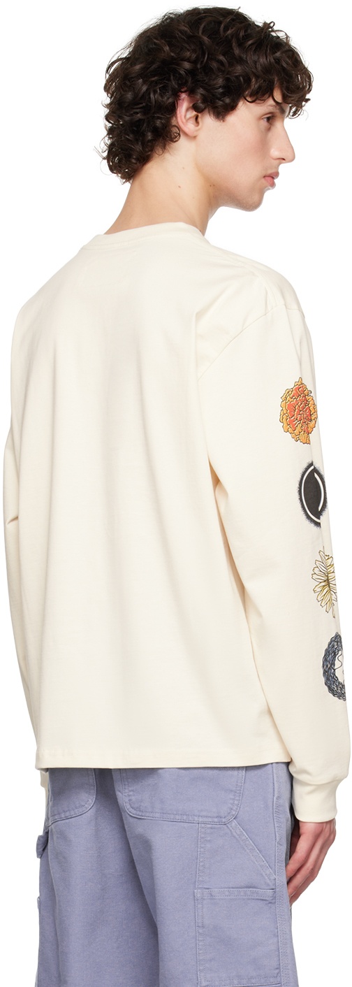 SSENSE Exclsuive Beige Grateful Long Sleeve T-Shirt - 3