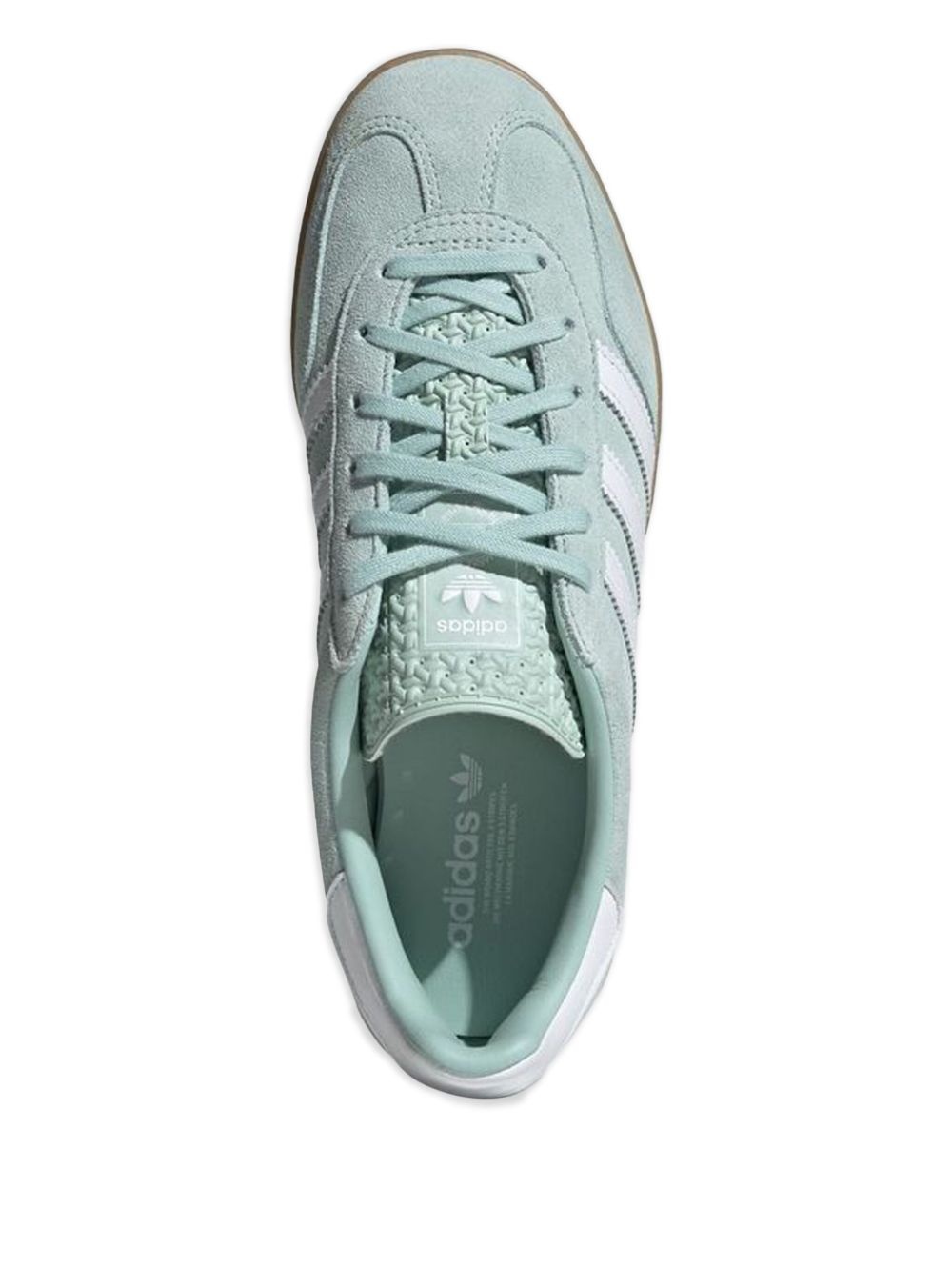 Gazelle three-stripe suede sneakers - 4